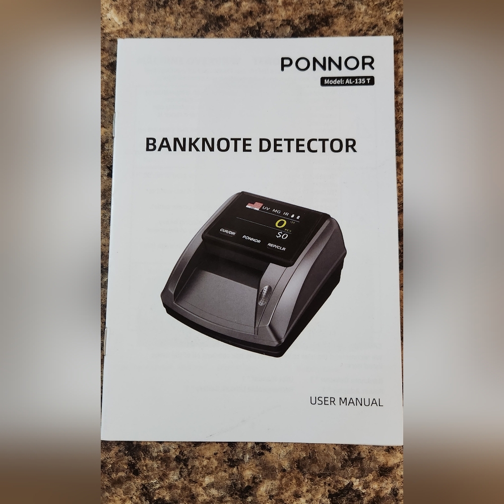 Ponnor Banknote Detector New In Box - Picture 2 of 3